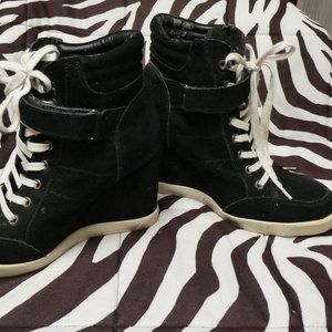 Wedge Platform Sneakers Ankle Booties Hidden Heels